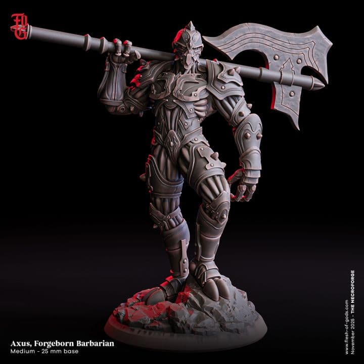 Axus, Forgeborn Barbarian