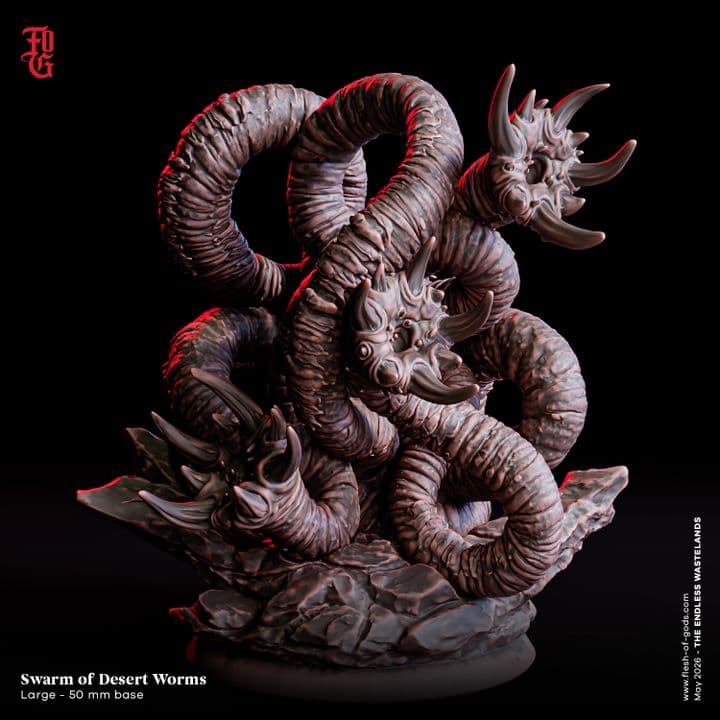 Swarm of Desert Worms